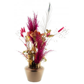 Droogbloemen + Vaas 55cm hoog Online Kopen | Valentino Flowershop